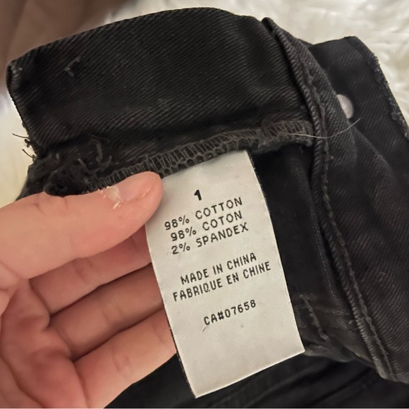 💄2 for 15$💄Streetwear Society Classic Jean Shorts Size 01 Womens US - Picture 3 of 4